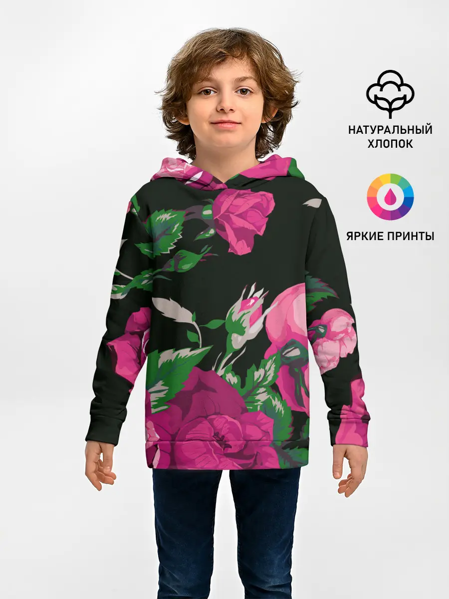 Детское худи / Розы