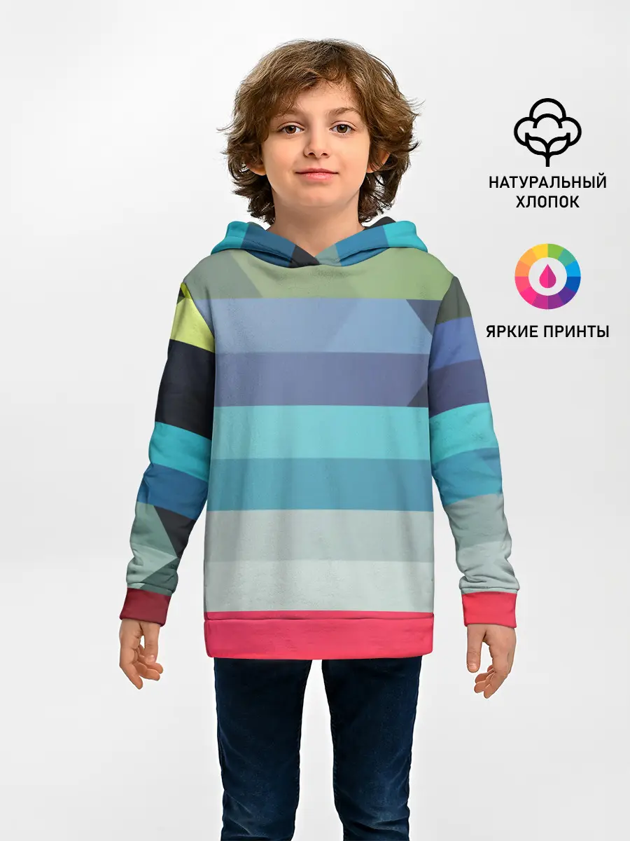 Детское худи / ТЕКСТУРА ЛИНИИ