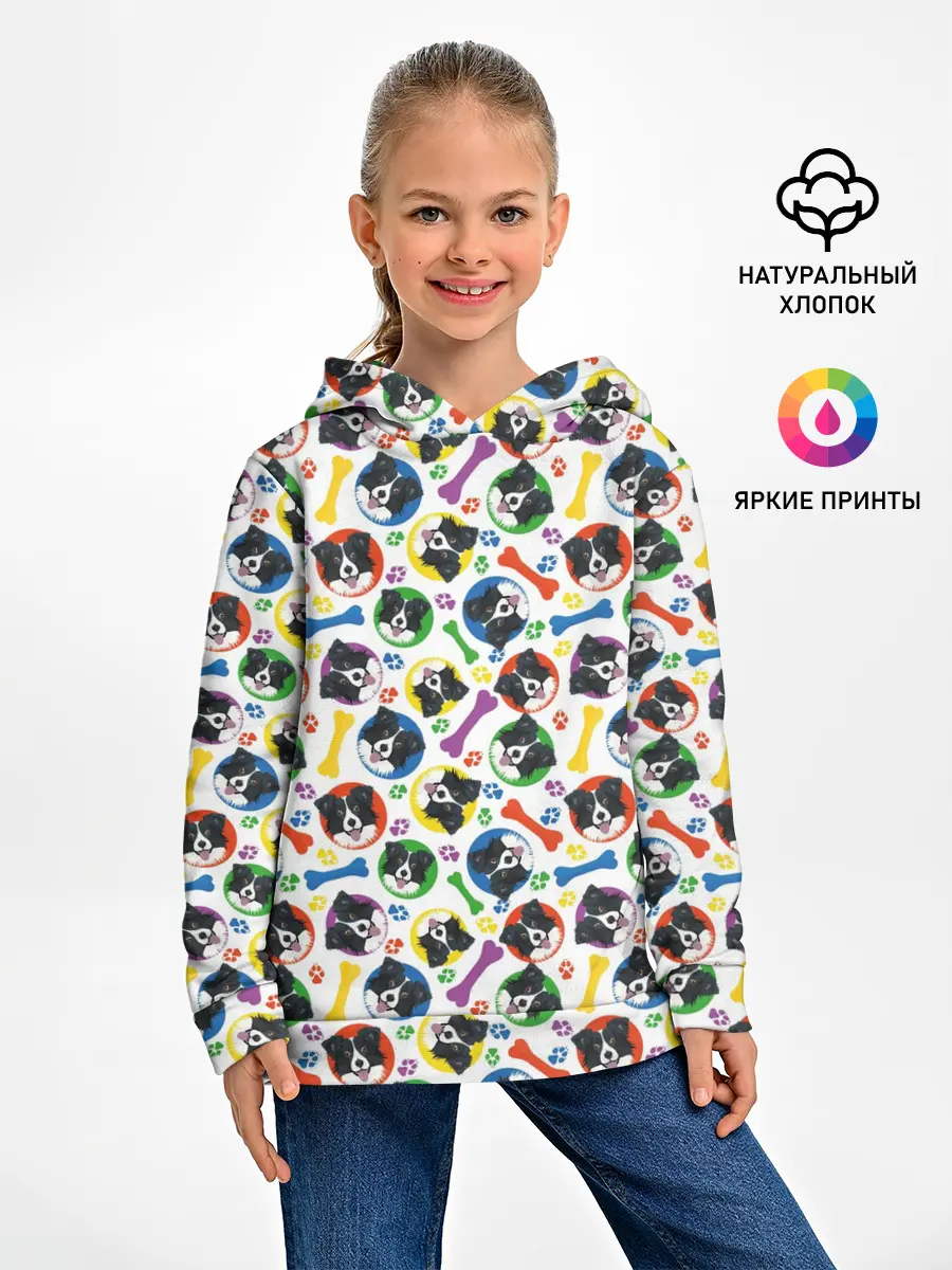 Детское худи / Бордер-Колли