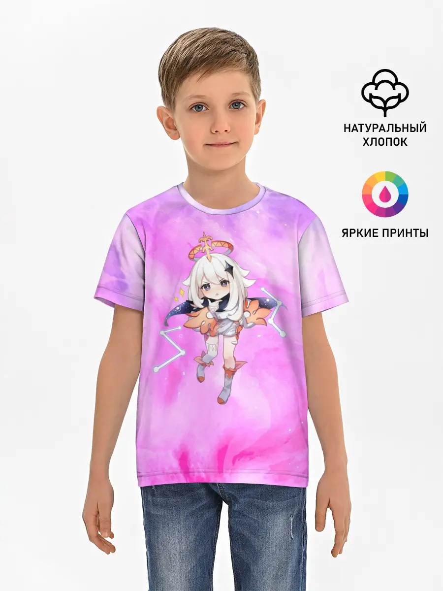 Детская базовая футболка / Genshin Impact