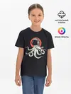 Детская базовая футболка / Космический осьминог | Space Octopus