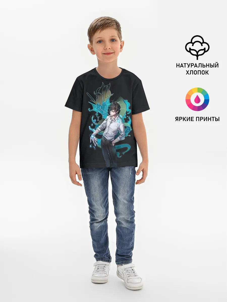 Детская базовая футболка / Дэви Хан