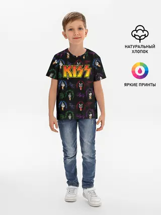 Детская базовая футболка / KISS