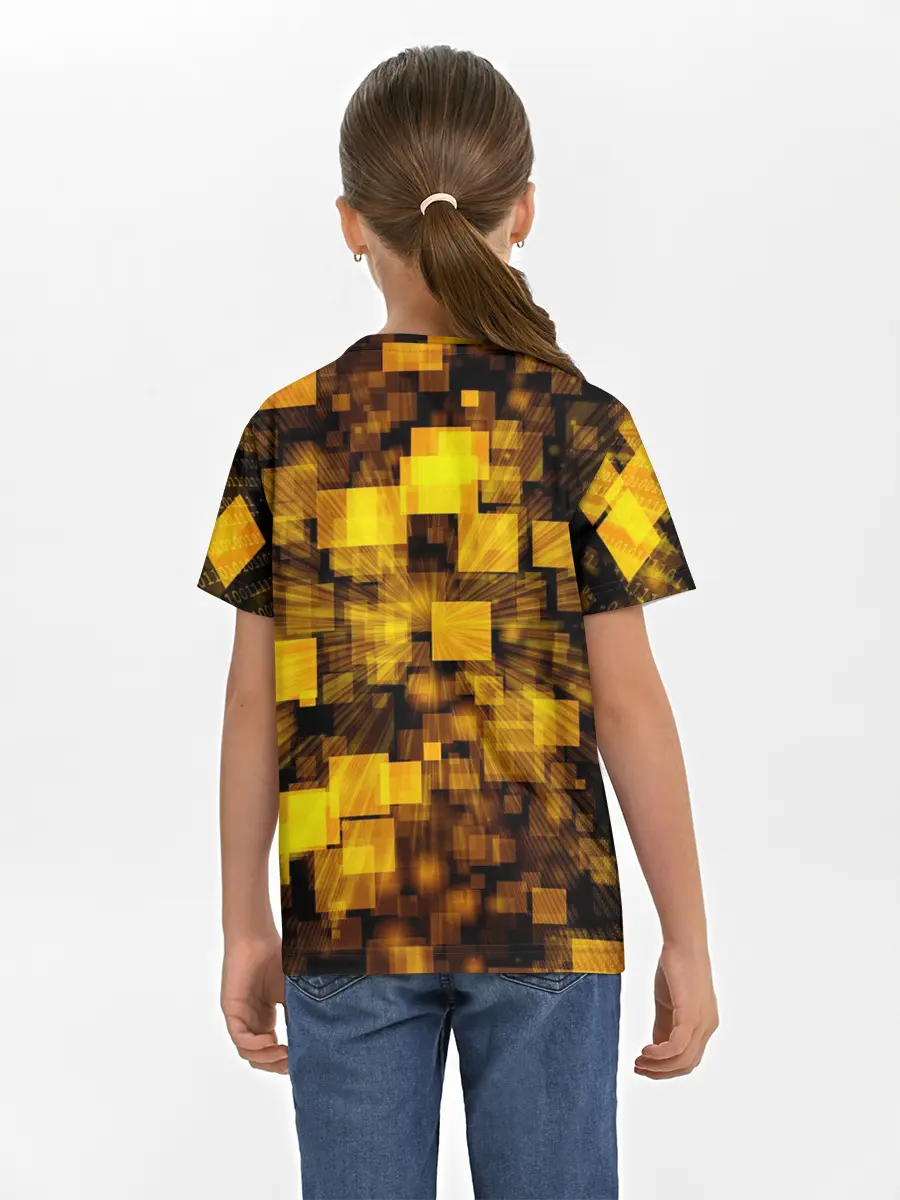 Детская базовая футболка / Неоновый взрыв