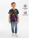 Детская базовая футболка / ПРАЗДНИЧНЫЕ ОГОНЬКИ