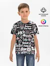 Детская базовая футболка / ЛОГОТИПЫ РОК ГРУПП GLITCH
