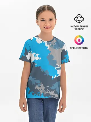 Детская базовая футболка / Камуфляж