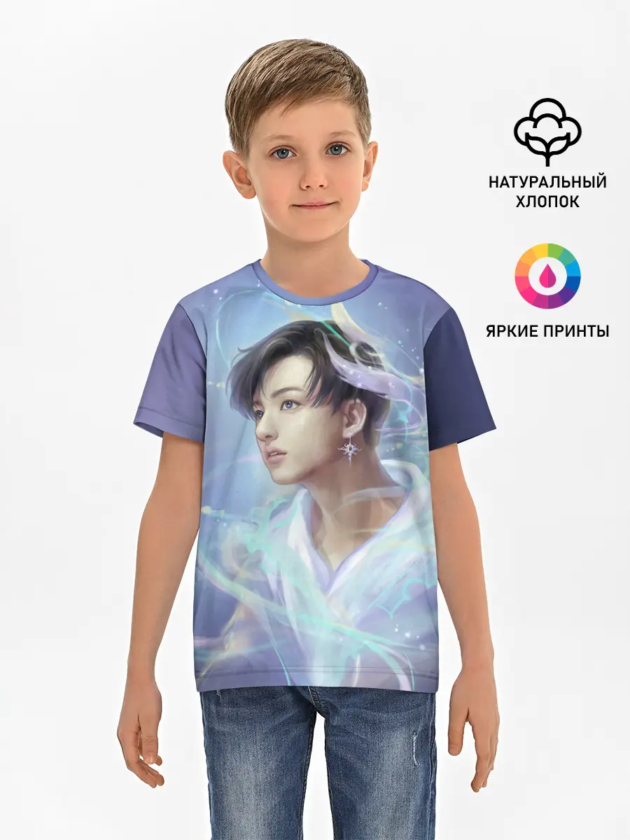 Детская базовая футболка / Jeon BTS