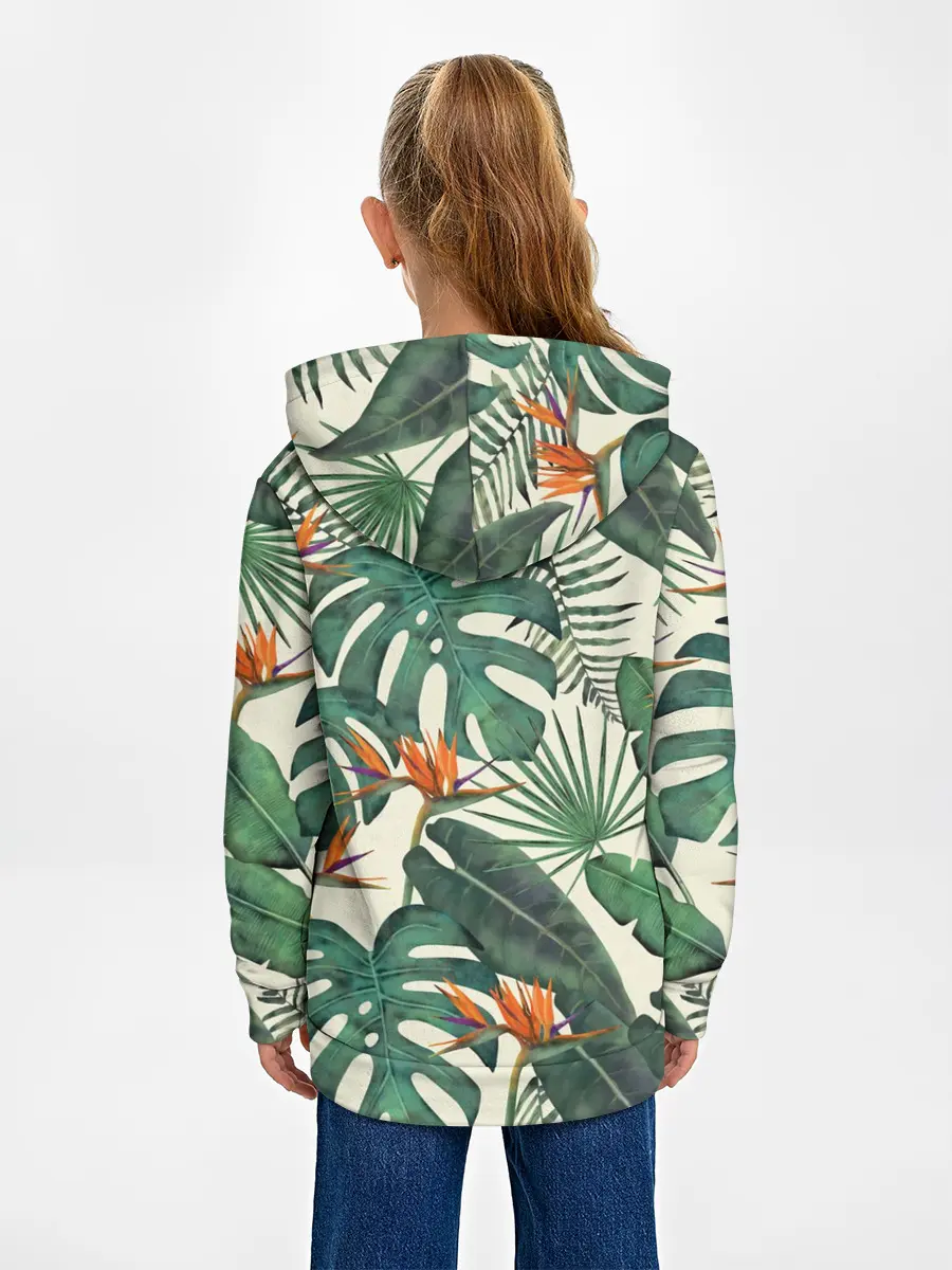 Детское худи / Тропический паттерн