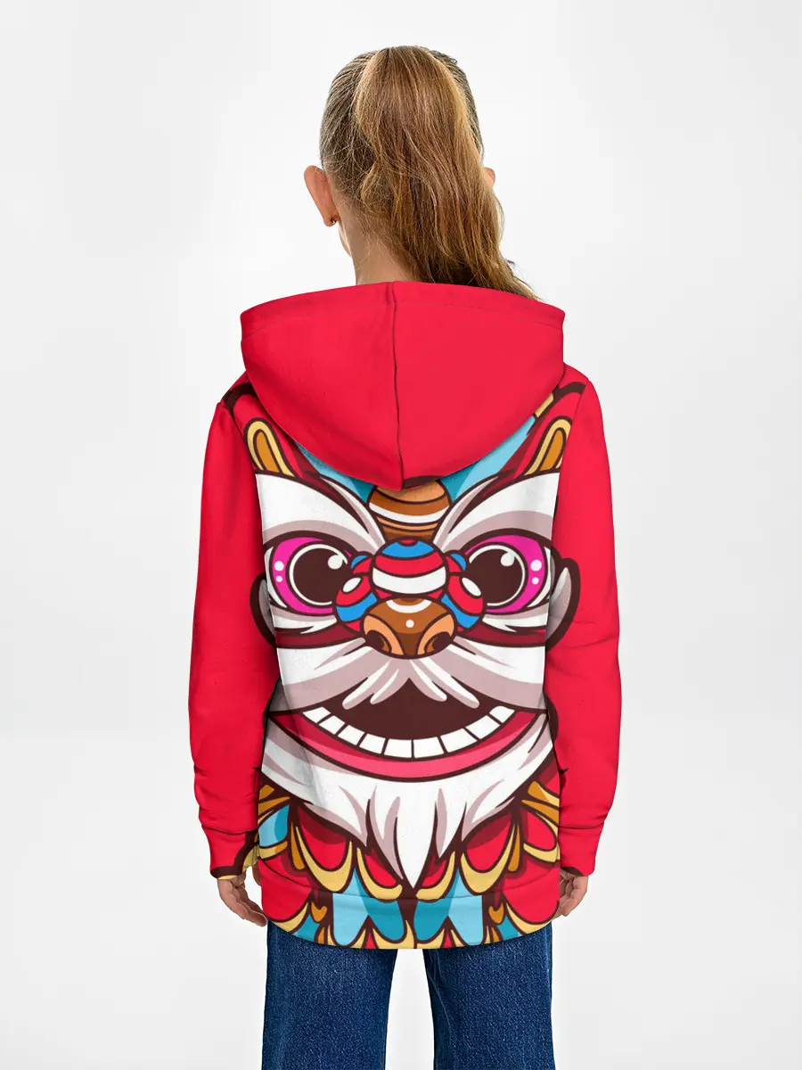 Детское худи / Морда Азиатского Льва