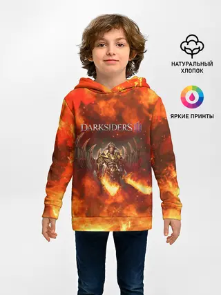 Детское худи / Darksiders 3 | Гнев Войны 3