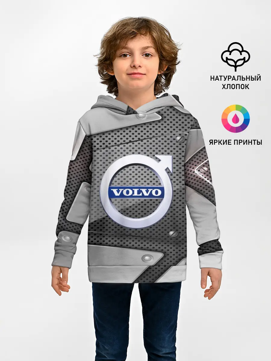 Детское худи / VOLVO metalic 2018
