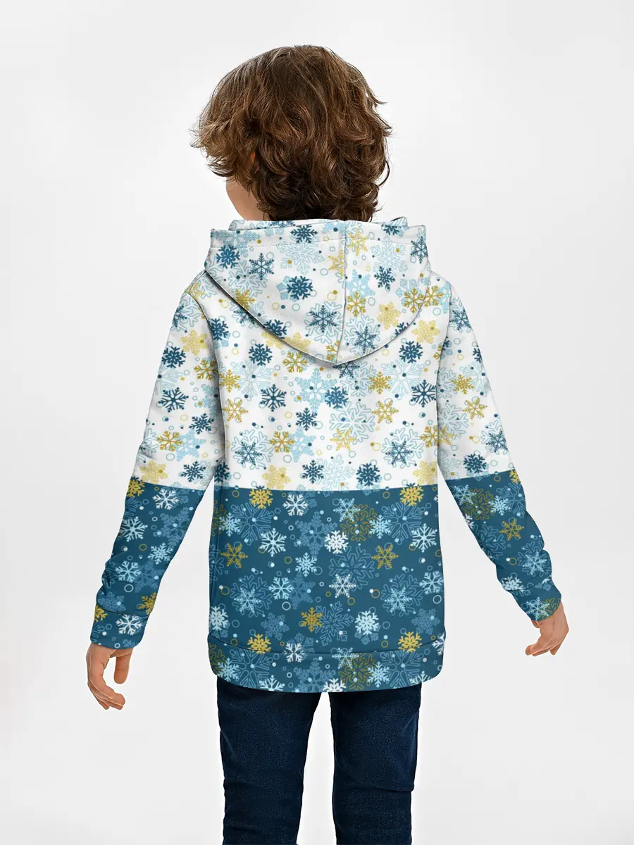 Детское худи / Падают Снежинки