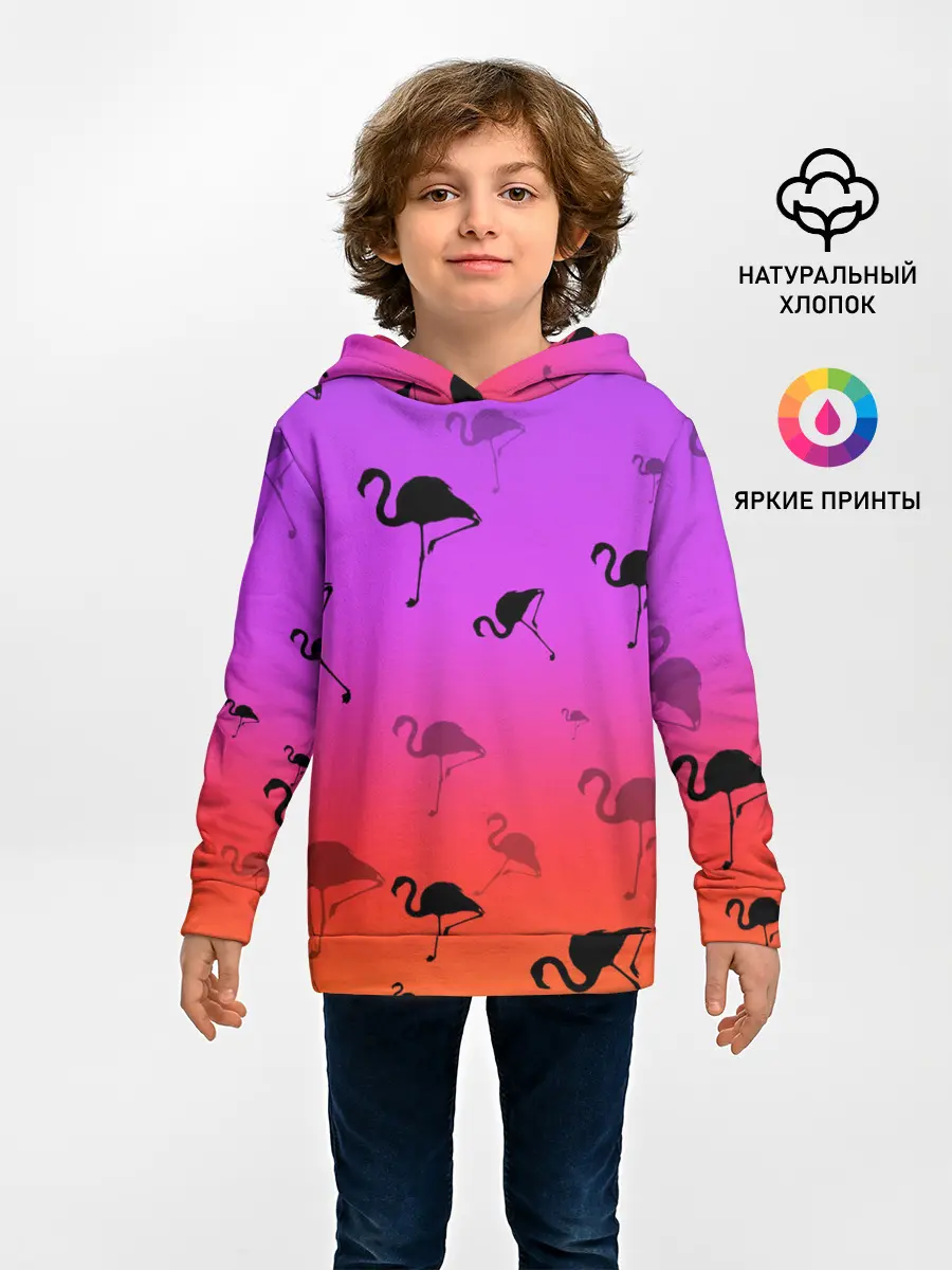 Детское худи / Фламинго