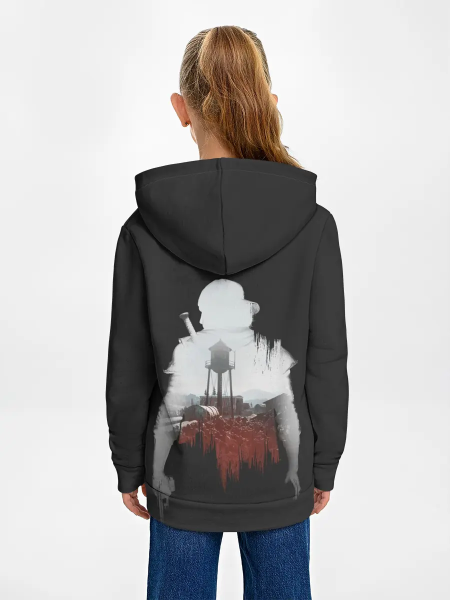 Детское худи / Days gone силуэт Дикона