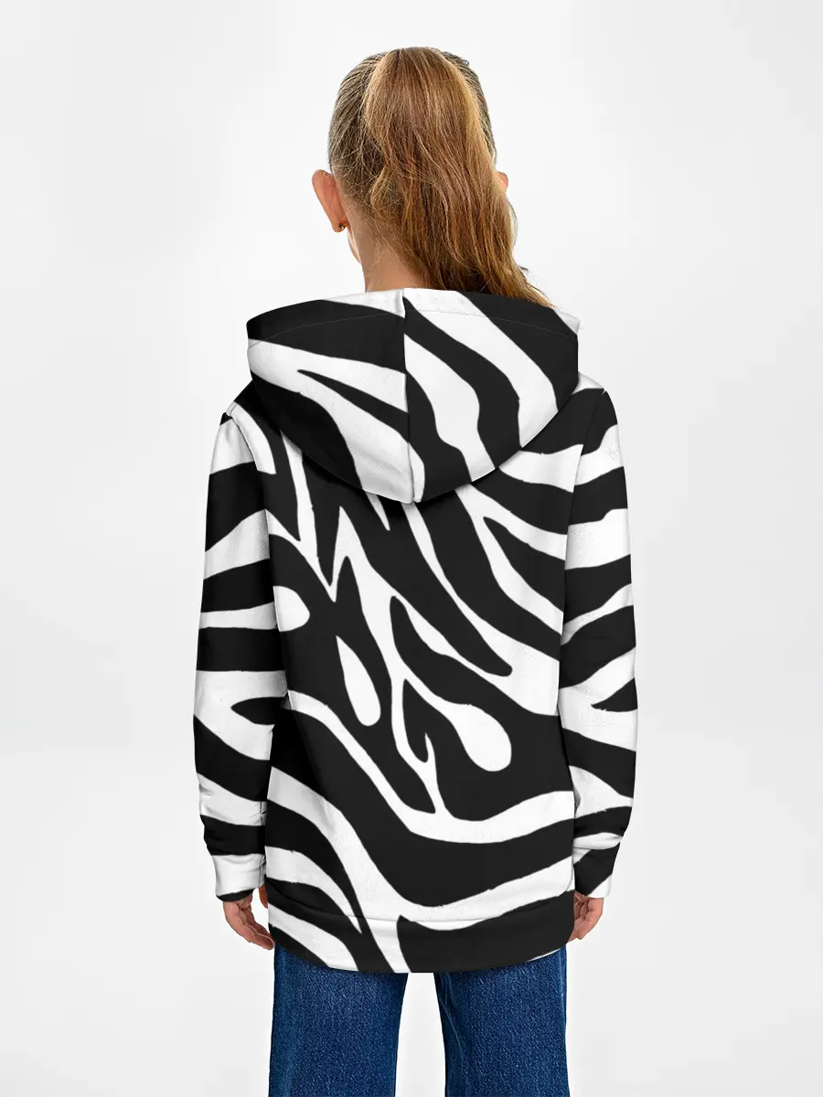 Детское худи / Зебра