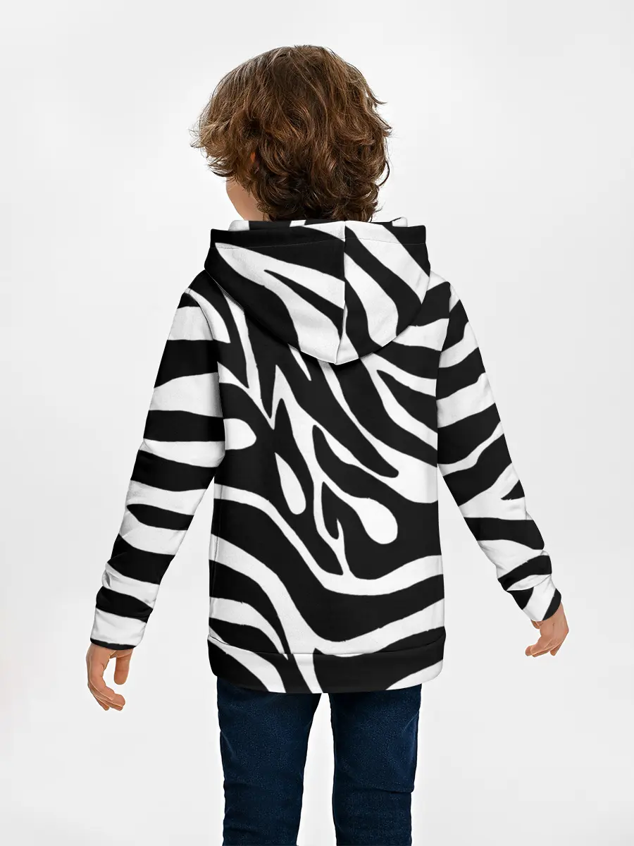 Детское худи / Зебра