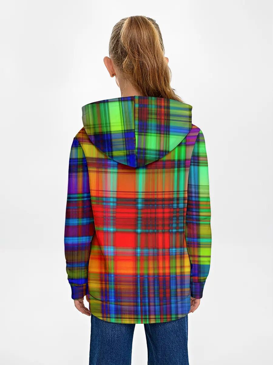 Детское худи / Неоновая сетка