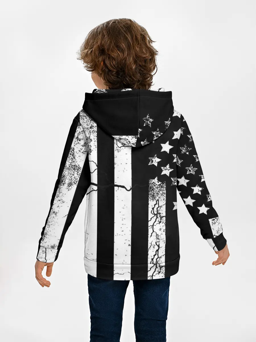 Детское худи / ЗВЕЗДНО-ПОЛОСАТЫЙ