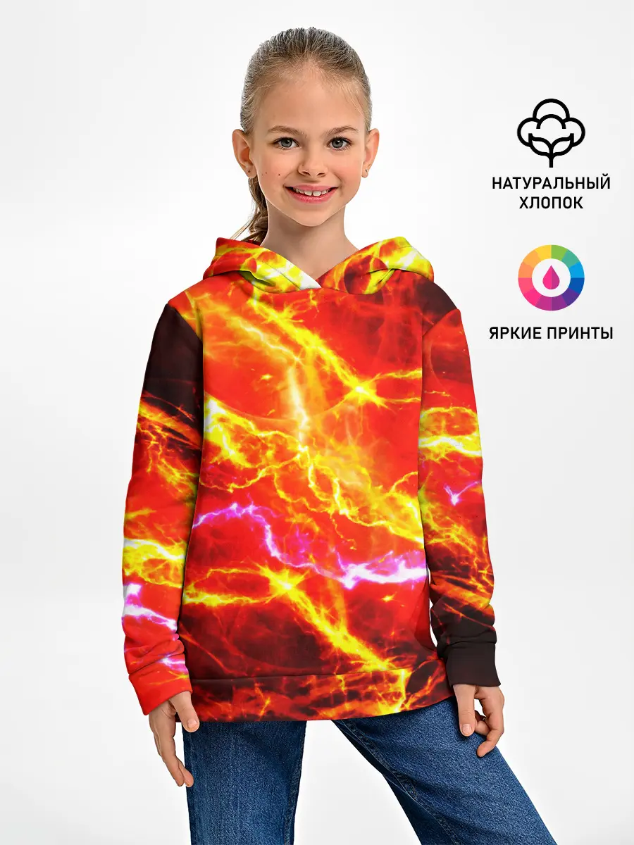 Детское худи / УДАРЫ МОЛНИИ