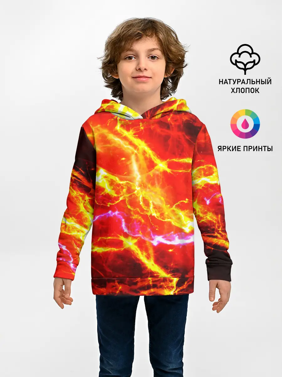 Детское худи / УДАРЫ МОЛНИИ