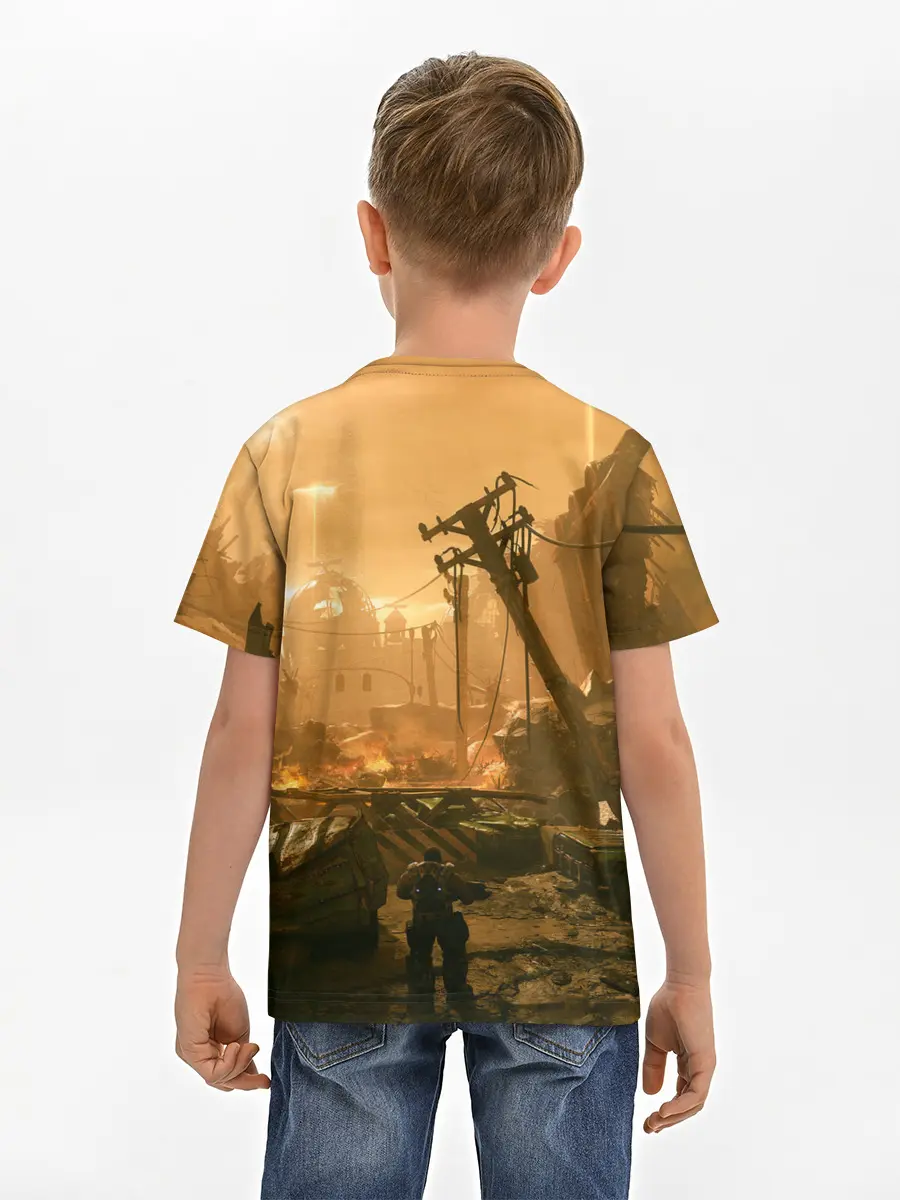 Детская базовая футболка / GEARS OF WAR | ШЕСТЕРЕНКИ
