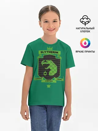 Детская базовая футболка / Slytherin