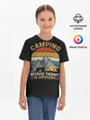 Детская базовая футболка / Camping