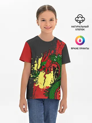 Детская базовая футболка / Chinese dragon