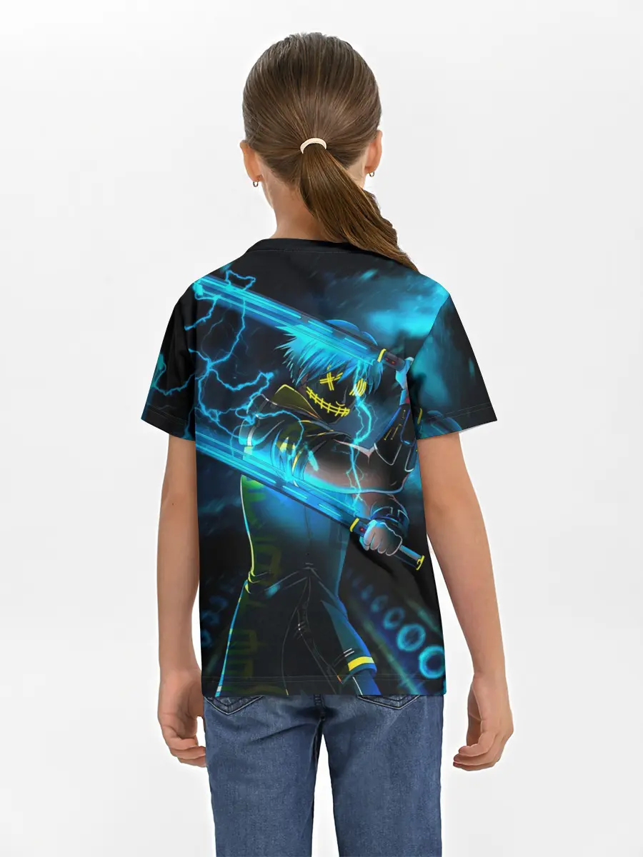 Детская базовая футболка / NEON SAMURAI