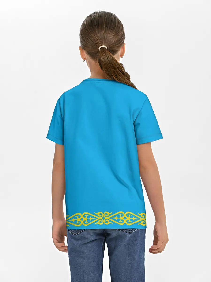 Детская базовая футболка / Казахстан