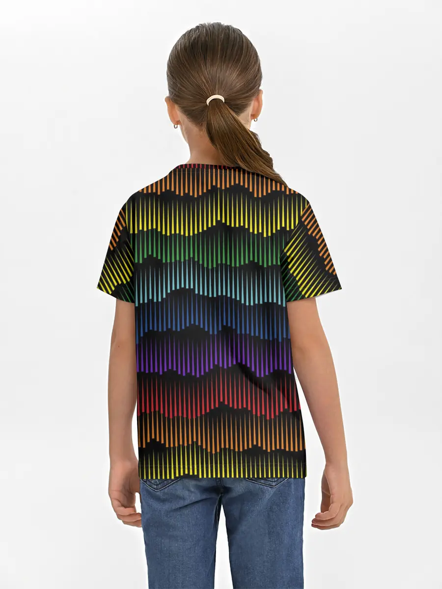 Детская базовая футболка / Радуга