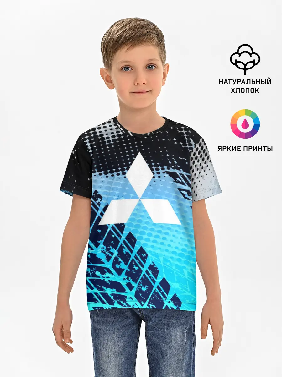 Детская базовая футболка / Mitsubishi sport auto motors