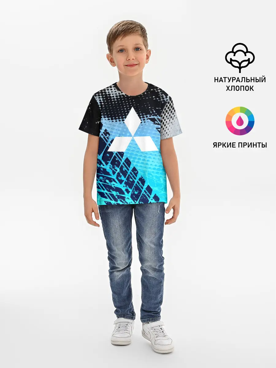 Детская базовая футболка / Mitsubishi sport auto motors