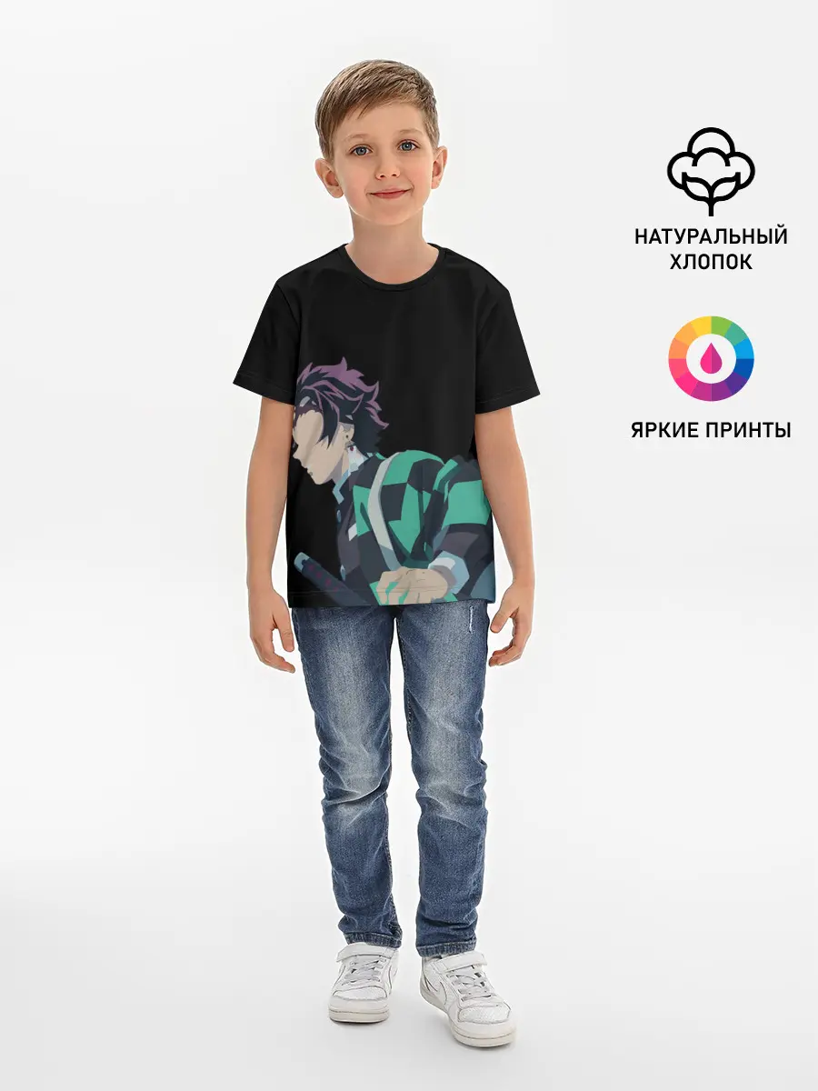 Детская базовая футболка / Tanjirou Kamado