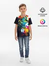 Детская базовая футболка / Футбольные мячи