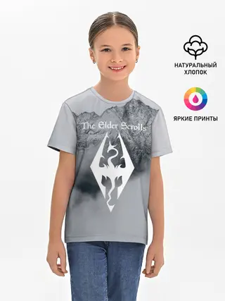 Детская базовая футболка / TES V SKYRIM