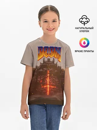 Детская базовая футболка / DOOM | ДУМ
