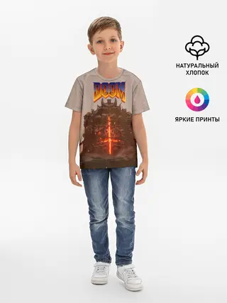 Детская базовая футболка / DOOM | ДУМ