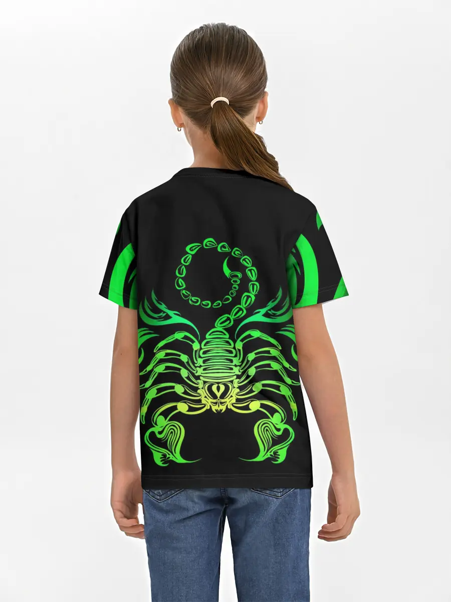 Детская базовая футболка / Acid scorpion