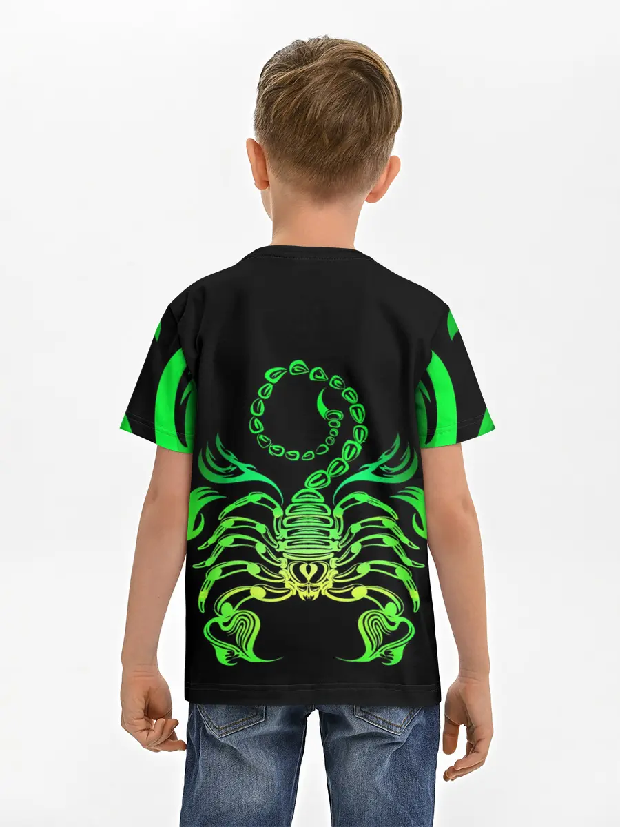 Детская базовая футболка / Acid scorpion