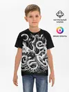 Детская базовая футболка / Кракен Монстр