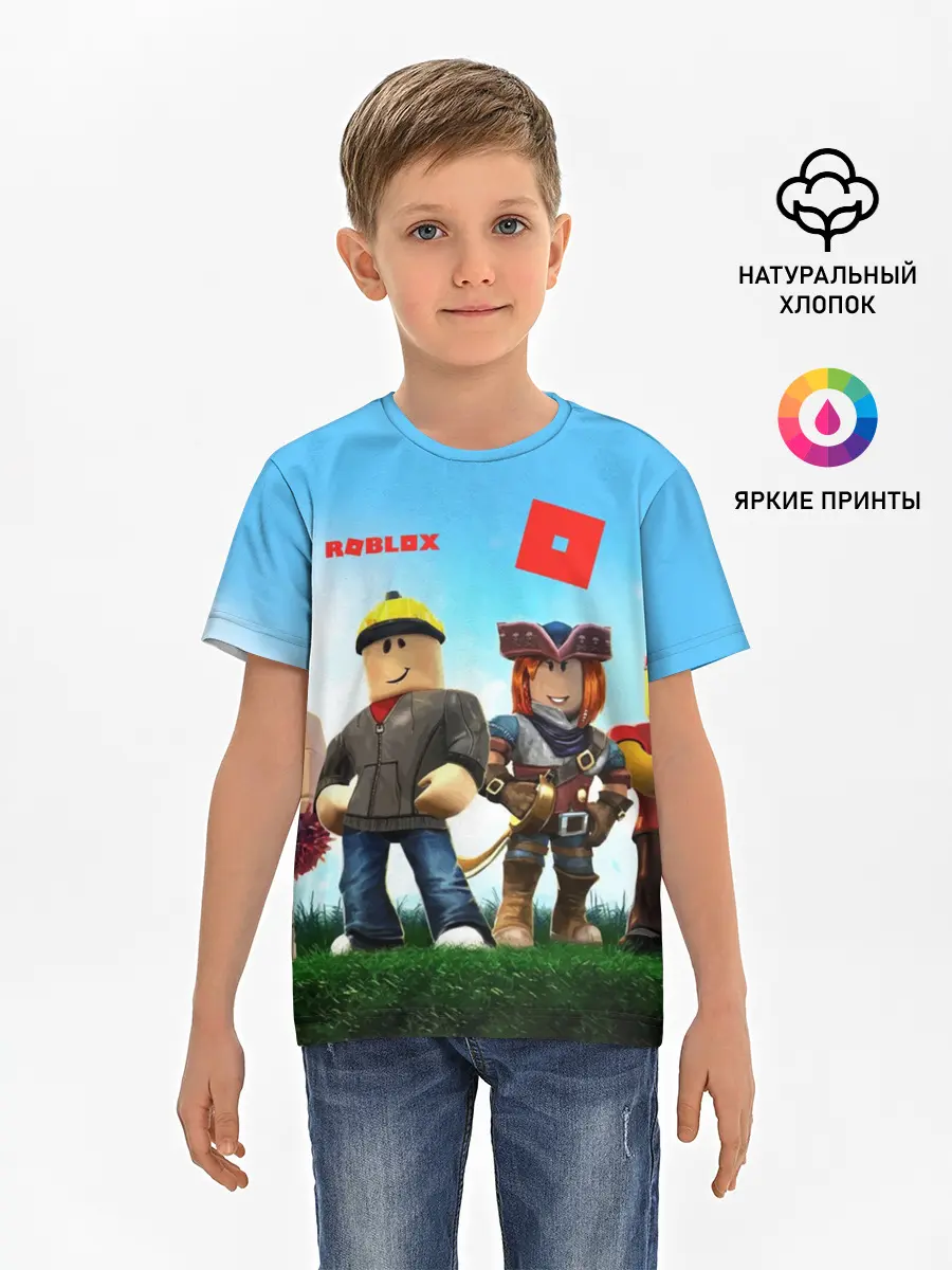 Детская базовая футболка / ROBLOX