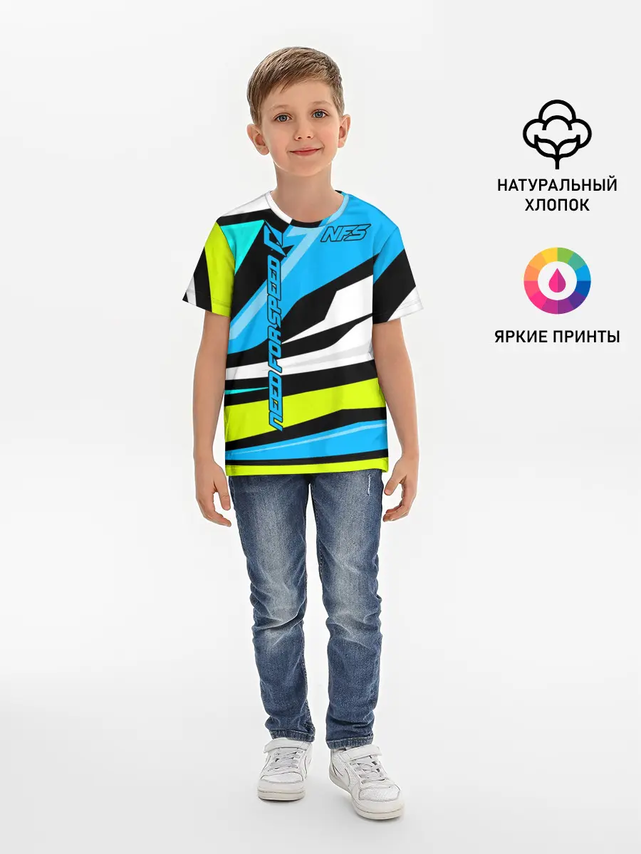Детская базовая футболка / Need for Speed