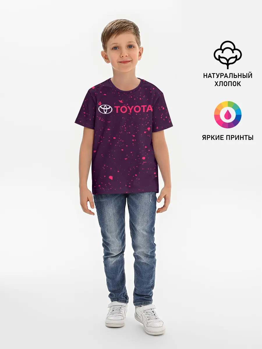 Детская базовая футболка / TOYOTA / ТОЙОТА