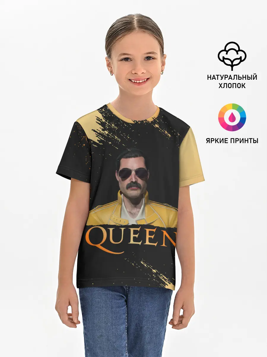 Детская базовая футболка / Фредди Меркьюри | Freddie Mercury