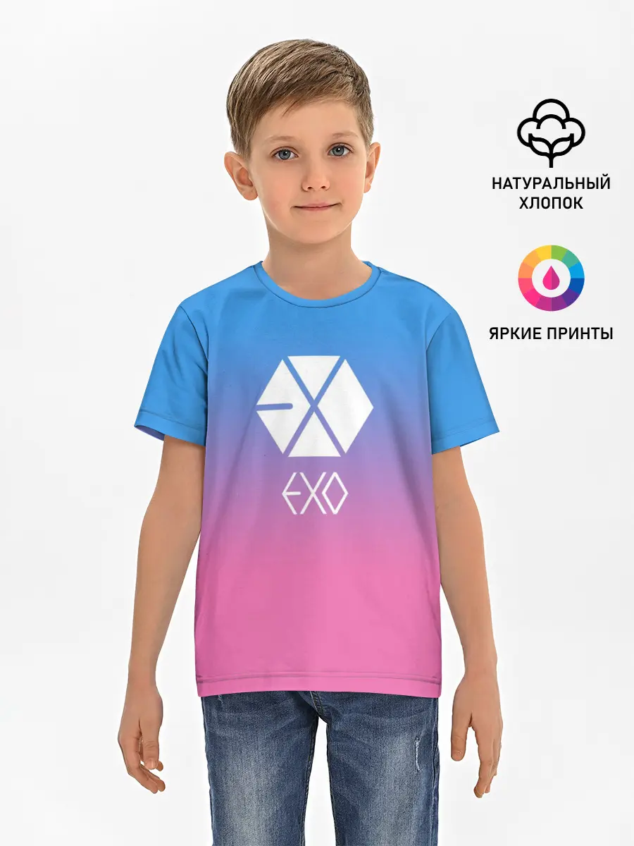 Детская базовая футболка / EXO