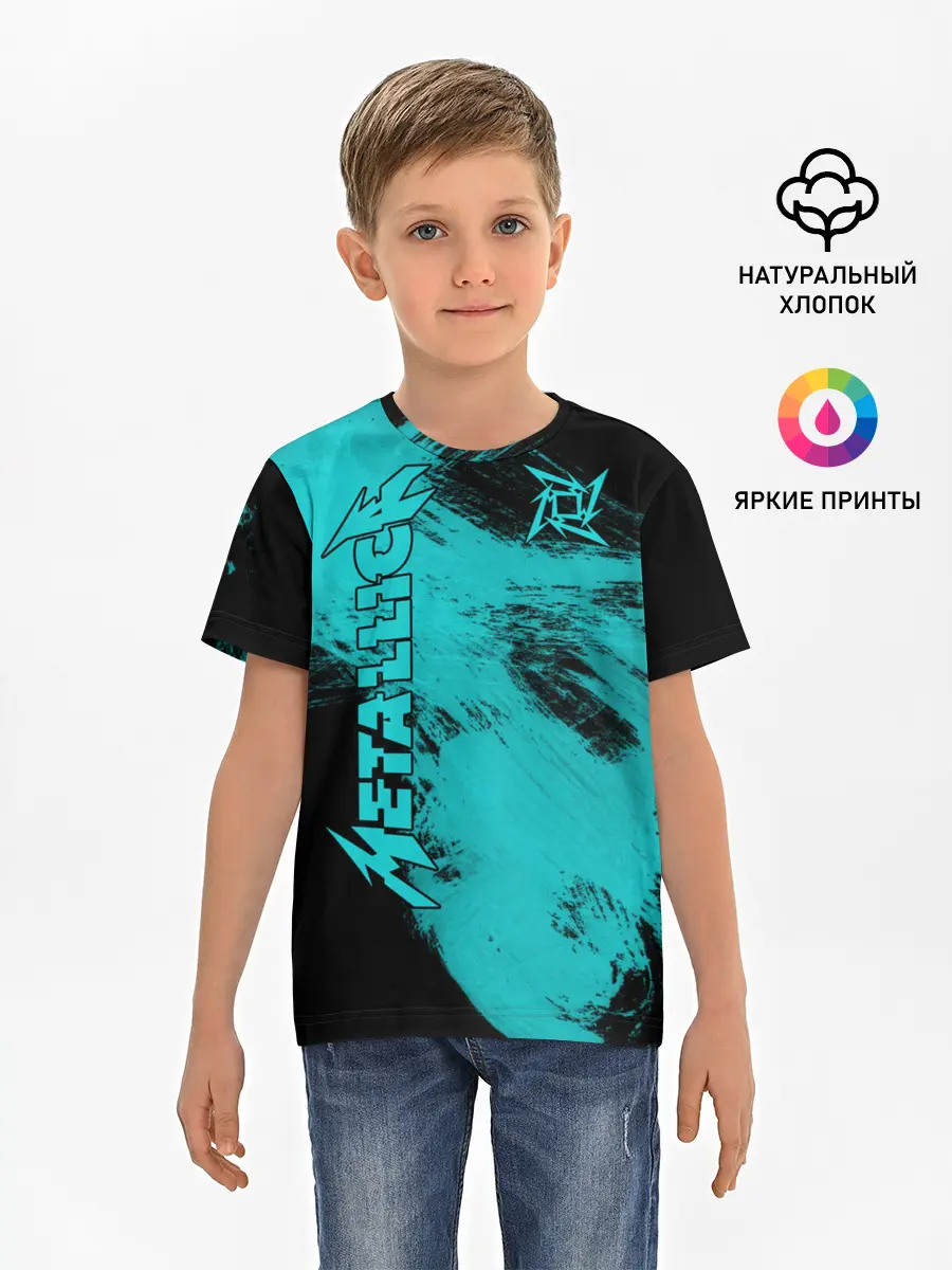 Детская базовая футболка / Metallica