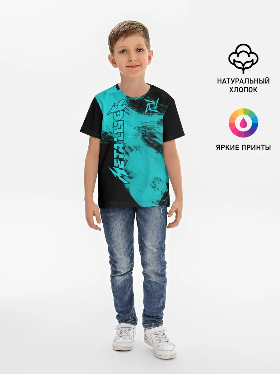 Детская базовая футболка / Metallica