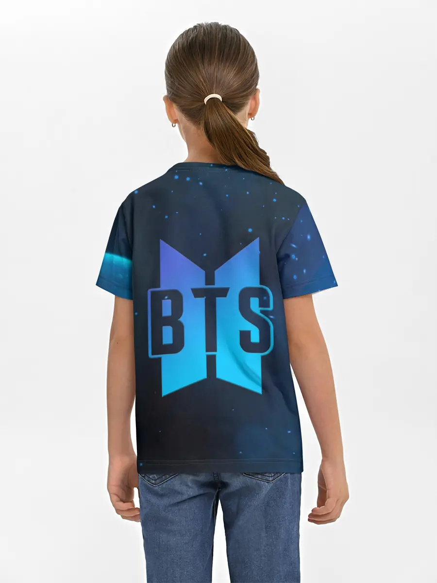 Детская базовая футболка / BTS | БТС | ЛОГО